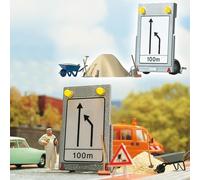 Busch H0 5930 Construction Site Trailer with Micro-Electronics - NEW + OVP