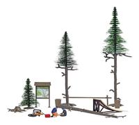 Busch H0 Action Set per incidenti sulle ruote (US IMPORT)