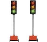 Busch H0 Construction Site Traffic Lights Functional Model 5451 Pack of 2