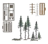 Busch Hochwald 1856 Tree Construction Kit Spruce 1 Set