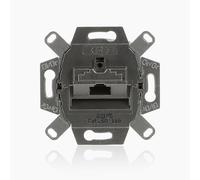 Busch-Jaeger 0218/11-101 UAE Wall Socket RJ 45 Cat. 6A ISO Shielded