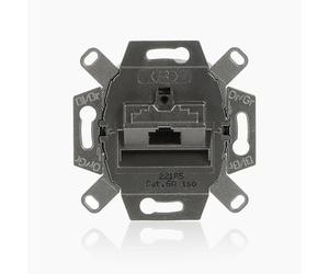 Busch-Jaeger 0218/11-101 UAE Wall Socket RJ 45 Cat. 6A ISO Shielded