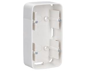 Busch-Jaeger 1702-214 Surface mounted housing, 2-gang, alpine white, Reflex SI