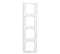 Busch-Jaeger 459852 Frame 4-Way 1724-914 Alpine White Busch-Balance SI Cover Frame 4011395191590, 9 x 30 cm