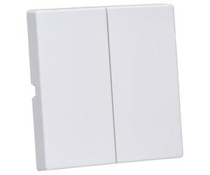 Busch-Jaeger Cover for Series and Toggle Switch, Double Button, 1785 884