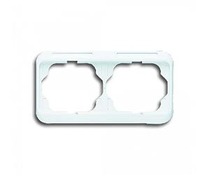 Busch-Jaeger Frame for 2 Sockets with Window, Horizontal, 1722NS 24