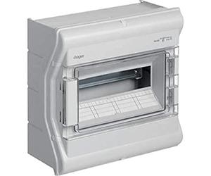 Busch-Jaeger Hager VE112SN Vector IP65, 1x12 PLE, UV-stable, without LE, white