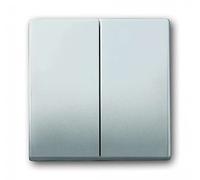 Busch-Jaeger Switch, Stainless Steel, Toggle, Single, Screw-In, 7.8 cm x 8.6 cm x 3.0 cm