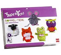 Busch Made by You 13071 Pompom Animals Childrens Craft Kit