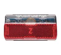 Busch & Müller tail light Toplight Line PLUS bike light, black / red, bolt spacing: 50 mm