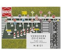 Busch N Traffic Sign Set