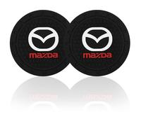 BUSDPL 2 Pcs Car Cup Coaster for Mazda MX3 CX3 CX5 2 3 6 RX8 RX7, Mug Mats Cup Holders Recessed Anti Dust Anti Slip Shockproof Car Interior Accessories Gift