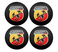 BUSDPL 4 Pcs Hub Centre Caps for FIAT 500 / 500L / Abarth 500 (ab 2007), High-temperature Scratch Wear Resistant wheel cap Wheel Hub Cover gift,60mm