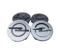 BUSDPL 4 Pcs Hub Centre Caps for Opel Mokka B/Mokka-e EV 2020 2021 2022 2023 2024, High-temperature Scratch Wear Resistant wheel cap Wheel Hub Cover gift,White-64mm