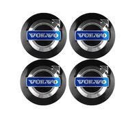 BUSDPL 4 Pcs Hub Centre Caps for Volvo V70 III 2007-2013, High-temperature Scratch Wear Resistant wheel cap Wheel Hub Cover gift,64mm