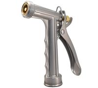 Buse De Tuyau D'arrosage en Métal - Pulvérisateur De Tuyau en De Zinc Robuste De 12,7 Cm, Tête De Buse D'arrosage Réglable, Portatif Résistant Aux Fuites, Contrôle De Pression Multimode |