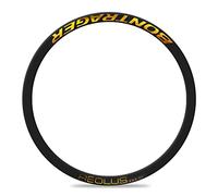 BUSEB Bicycle Wheel Stickers Bon-tra-ger Aeo-lus Pro 37 TLR Road Bike Disc Brake Wheelset Bike Sticker Rim Bicycle Accessories (Color : Bright gold)