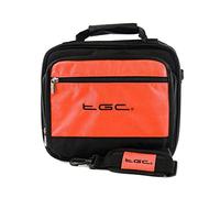 Bush 10" Portable DVD Player Twin Compartment Case Bag by TGC ® (Hot Orange & Black)
