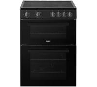 Bush B60TCBX 60cm Twin Electric Cooker - Black