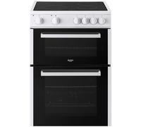 Bush B60TCWX 60cm Double Oven Electric Cooker - White