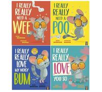 BOOKS4PEOPLE Bush Baby Adventures 4 Books Set By Karl Newson, Duncan Beedie (I Really Really Need A Wee, Need A , Love My Noisy Bum, Love You