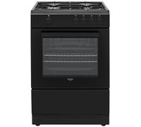 Bush BGC60SBX 60cm Single Gas Cooker - Black