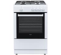 Bush BGC60SWX 60cm Single Gas Cooker - White