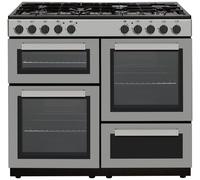 Bush BRC100RDHESSL 100cm Dual Fuel Range Cooker - Silver
