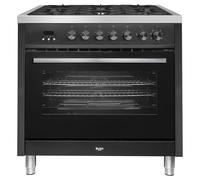 Bush BRC90DFBLK 90cm Dual Fuel Range Cooker - Black