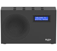 Bush Compact Digital DAB FM Portable Radio - Black
