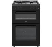 Bush CTFS60TWNGCB 60cm Twin Cavity Gas Cooker - Black