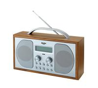 BUSH DAB/ FM STEREO RADIO IN A WOODEN CABINET