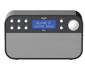 Bush Digital DAB/FM Portable Stereo Radio - Black