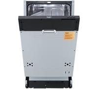 Bush DWSLEINT94W Slimline Integrated Dishwasher