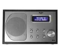 Bush Lisbon Digital DAB FM Portable Radio -Black Wood Effect