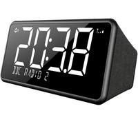 Bush Oxford DAB/DAB+ FM Clock Radio & USB Charging- Black
