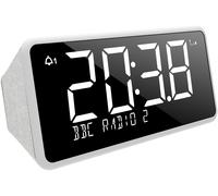Bush Oxford DAB+/FM Clock Radio - White