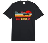 Bush Pilot Gift Fly It Like You STOL It Retro Comfort Colors Adult Heavyweight T-Shirt