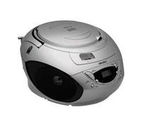 Bush Portable CD Player with USB Dock/AM/FM tuner - Silver