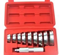 Bush Removal Install Tool 10pc Axle Bushing Bearing Race & Seal Removal/Install Driver Master Tool Set Suspension Lower Control Arm Pry Tool