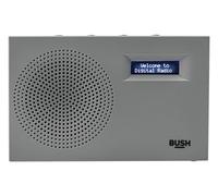 Bush Sandy DAB/FM Compact Portable Radio - Grey