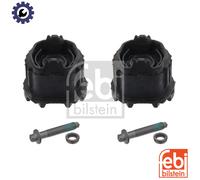 FEBI 10257 Axle Beam Bush Set Rear Rubber/Metal Fits Mercedes-Benz E-Class