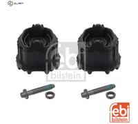 FEBI 10257 Axle Beam Bush Set Rear Rubber/Metal Fits Mercedes-Benz E-Class