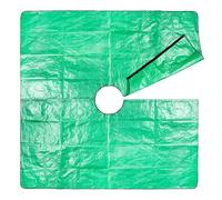 Bush Trimming Tarp,Bush Trimming Catcher with 12 Inches Hole - Waterproof Barrier with Four Corner Buckles Tree Pruning Cloth for Home Garden Lawn Farm Greenhouse Camping Vegetables