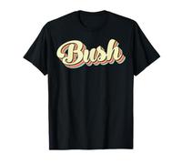 Bush TShirt Retro Art Baseball Font Vintage T-Shirt