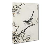 Bush Warbler & White Plum Tree By Numata Kashu Canvas Print | Gallery Wrapped 30mm Frame Wall Art | 20x14 inches | Ready to Hang | Asian Landscape Picture | Living Room Bedroom Lounge Office