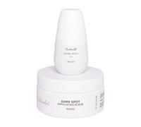 Bushbalm 2 Routine Steps for Hyperpigmentation & Dark Spots - Bermuda Oil Blackhead Treatment (30ml) & Exfoliating Scrub for Bermuda Blackheads (236ml)
