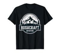 Bushcraft Adventure Outdoor Survival Skills Nature Camping Value Graphic T-Shirt