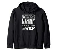 Bushcraft Camping Crafting The Wild Adventure Zip Hoodie