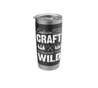 Bushcraft Camping Embrace The Craft Conquer The Wild Stainless Steel Insulated Tumbler